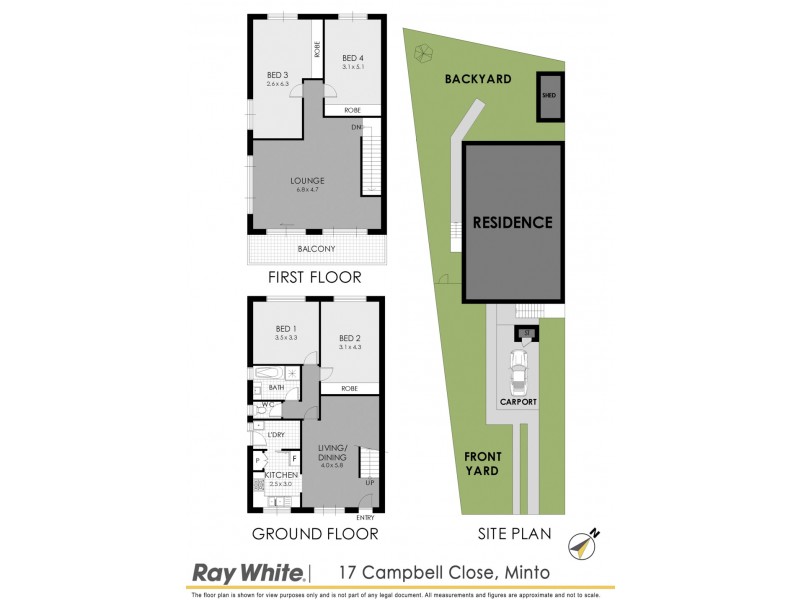 17 Campbell Close, Minto NSW 2566 Floorplan