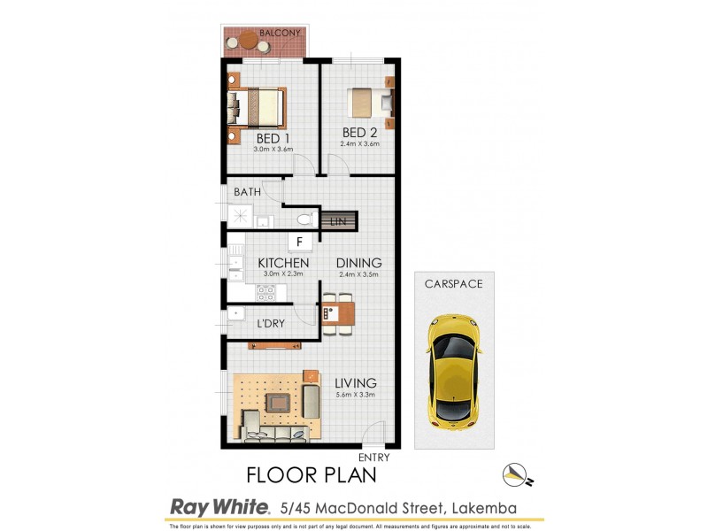 5/45 Macdonald Street, Lakemba NSW 2195 Floorplan