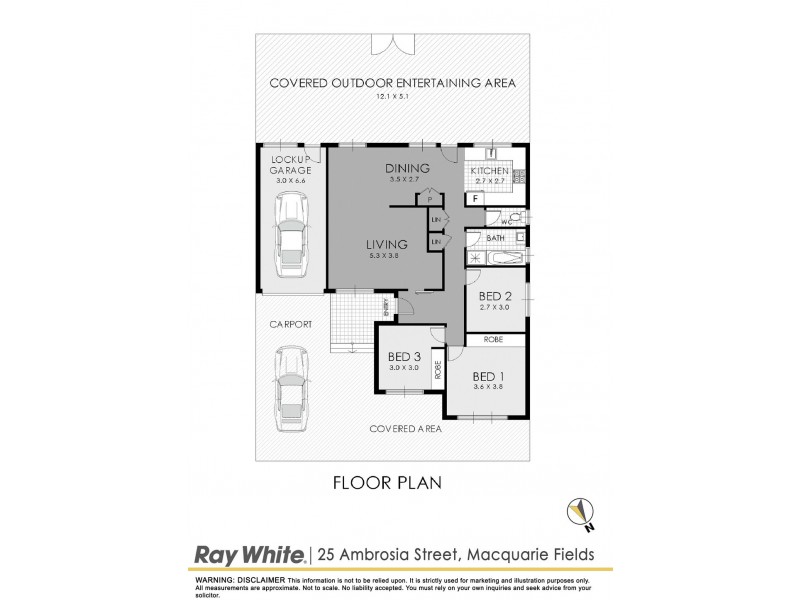 25 Ambrosia Street, Macquarie Fields NSW 2564 Floorplan