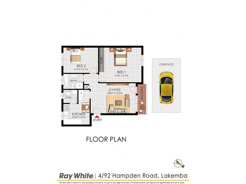 4/.92 Hampden Road, Lakemba NSW 2195 Floorplan