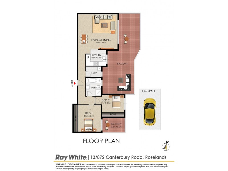 13/872 Canterbury Road, Roselands NSW 2196 Floorplan