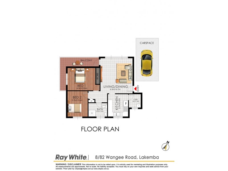 Unit 8/82 Wangee Road, Lakemba NSW 2195 Floorplan