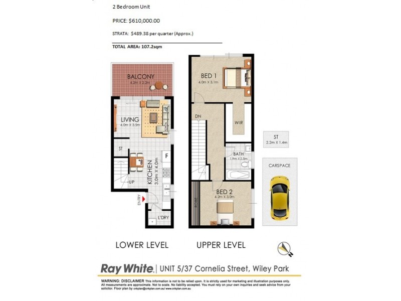 5/37 Cornelia Street, Wiley Park NSW 2195 Floorplan