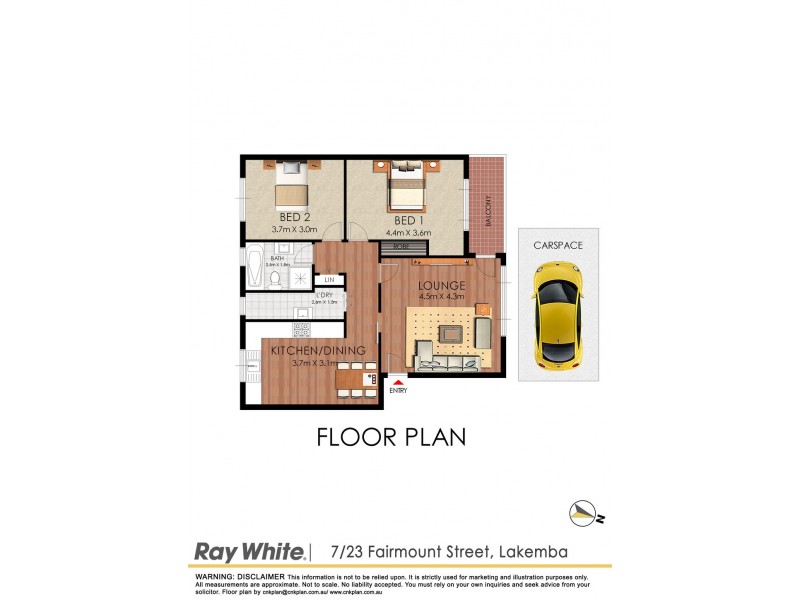 Unit7/23 Fairmount Street, Lakemba NSW 2195 Floorplan