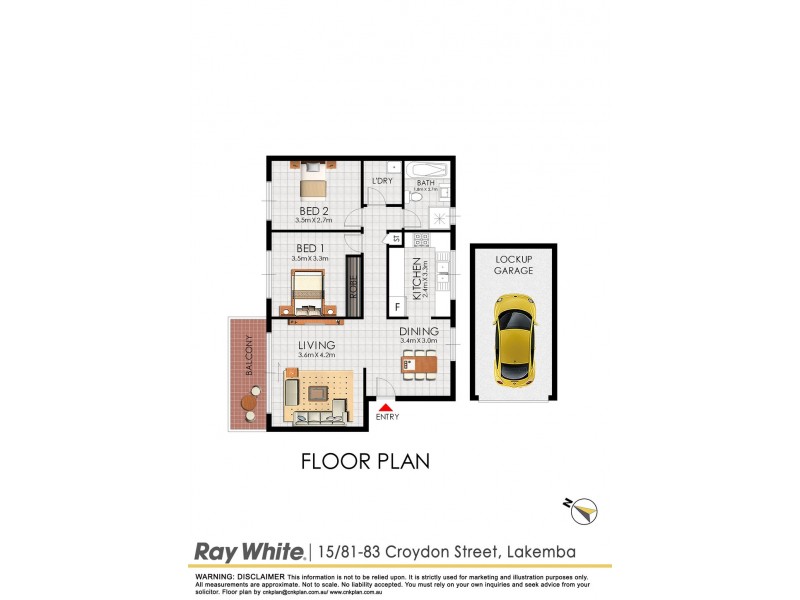 15/81-83 Croydon Street, Lakemba NSW 2195 Floorplan