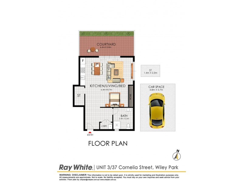 3/37 Cornelia Street, Wiley Park NSW 2195