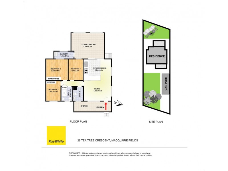 26 Tea Tree Cres, Macquarie Fields NSW 2564 Floorplan