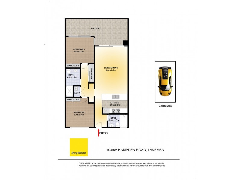 104/5A Hampden Road, Lakemba NSW 2195 Floorplan