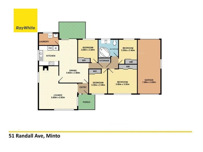 51 Randall Avenue, Minto NSW 2566 Floorplan