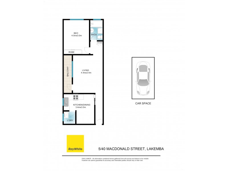 Unit 5/40 Macdonald St, Lakemba NSW 2195 Floorplan