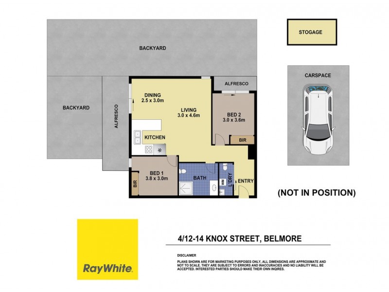 Unit 4 12-14 Knox Street, Belmore NSW 2192 Floorplan