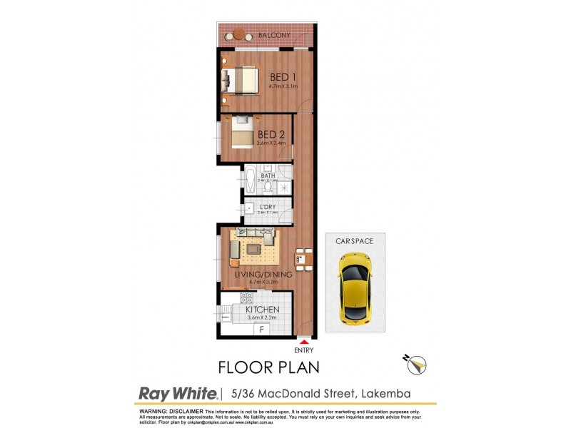 5/36 Macdonald Street, Lakemba NSW 2195 Floorplan