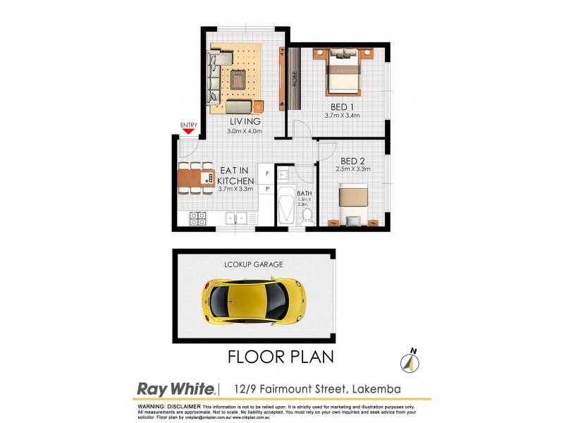 12/9 Fairmount Street, Lakemba NSW 2195 Floorplan