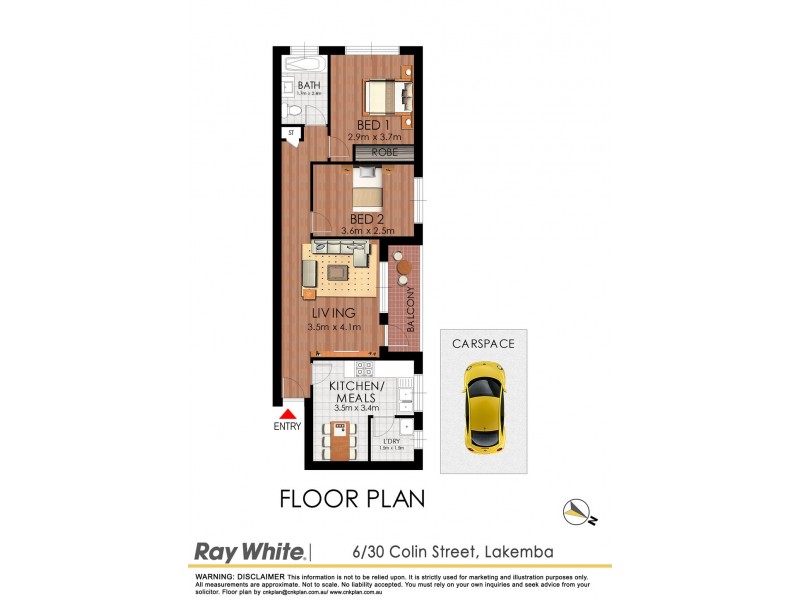 6/30 Colin St, Lakemba NSW 2195 Floorplan
