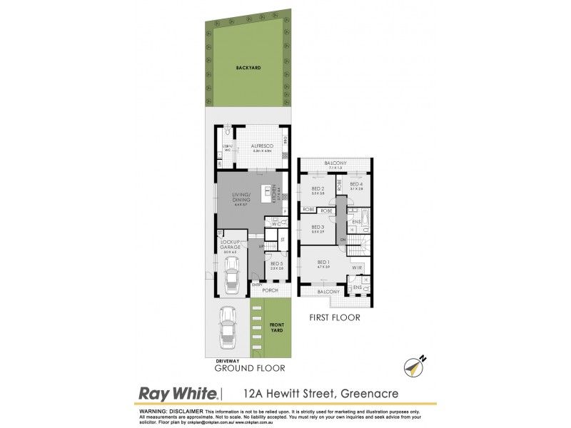 12A, Hewitt Street, Greenacre NSW 2190 Floorplan