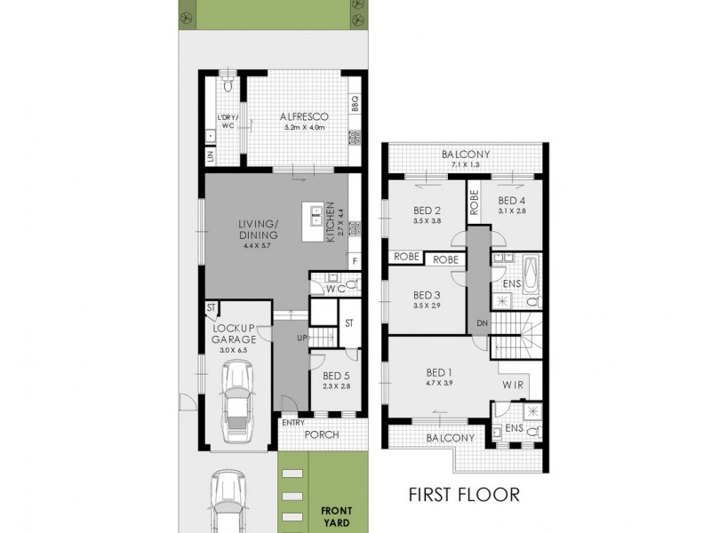 12  A Hewitt St, Greenacre NSW 2190 Floorplan
