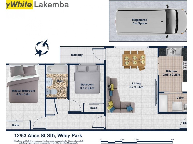 12 53 Alice Street, Wiley Park NSW 2195 Floorplan