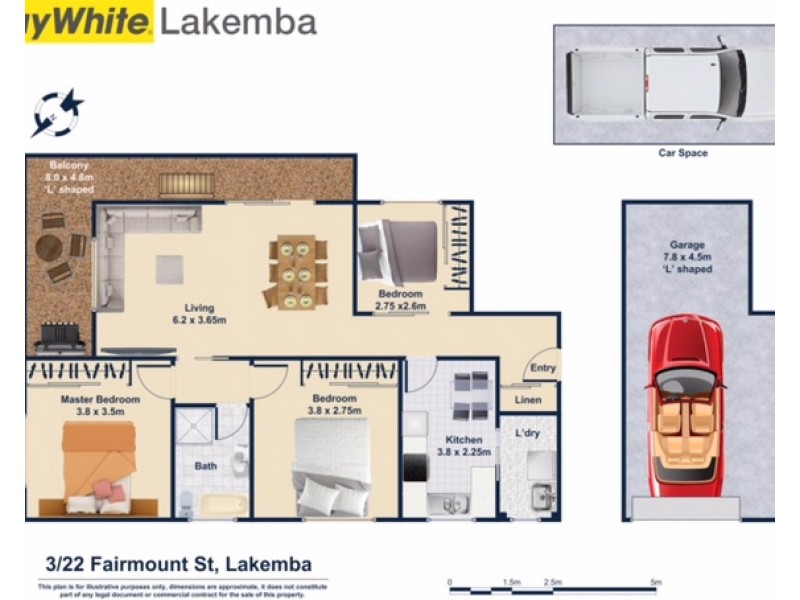 3/22, Fairmount Street, Lakemba NSW 2195 Floorplan