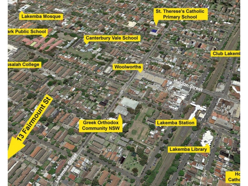 13, FAIRMOUNT ST, Lakemba NSW 2195