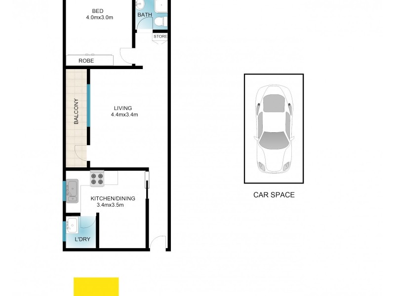 5/40. Macdonald Street, Lakemba NSW 2195 Floorplan