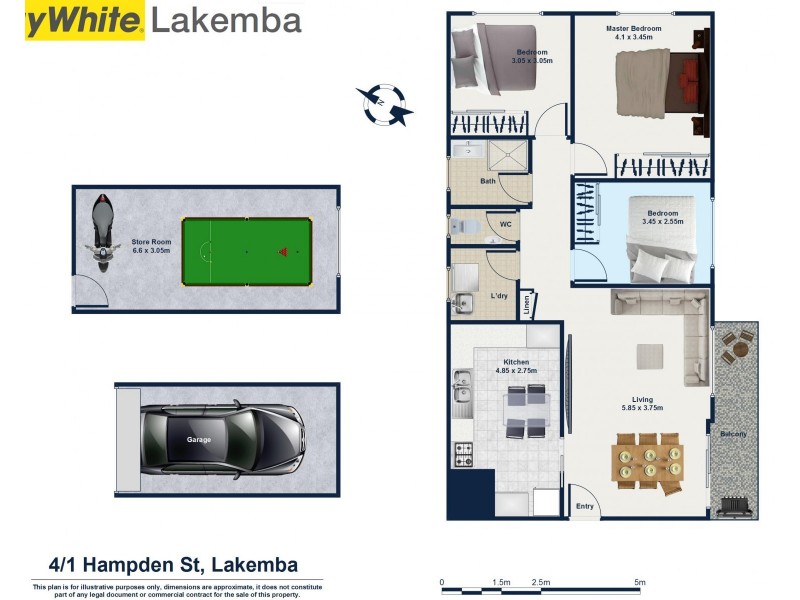 4/1 Hampden Road, Lakemba NSW 2195 Floorplan