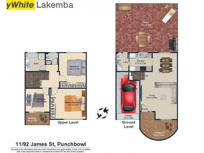 11/92 James St, Punchbowl NSW 2196 Floorplan