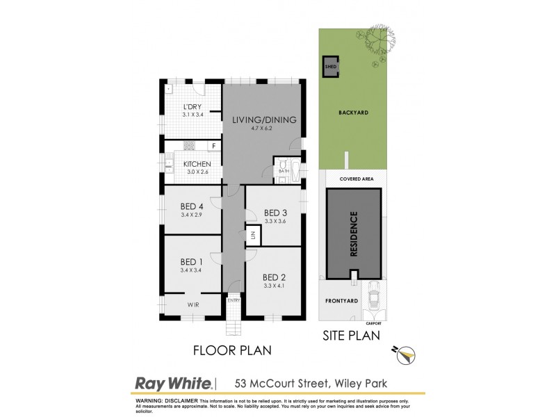 53 MCCOURT ST, Wiley Park NSW 2195 Floorplan