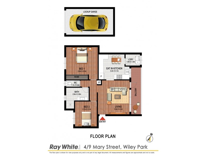 4/9 MARY STREET, Wiley Park NSW 2195 Floorplan