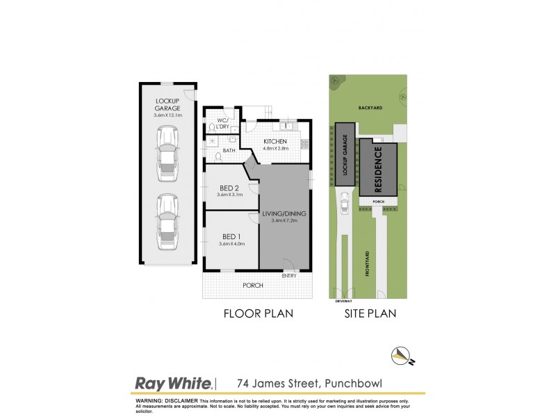 74 JAMES ST, Punchbowl NSW 2196 Floorplan