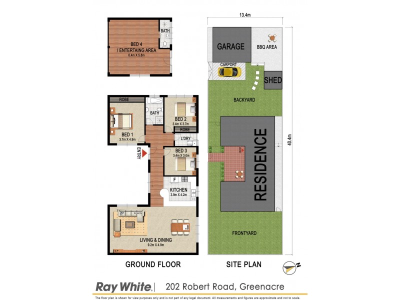 202 ROBERTS ROAD, Greenacre NSW 2190 Floorplan
