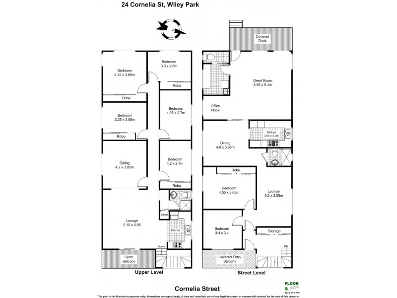 24 Cornelia Street, Wiley Park NSW 2195 Floorplan