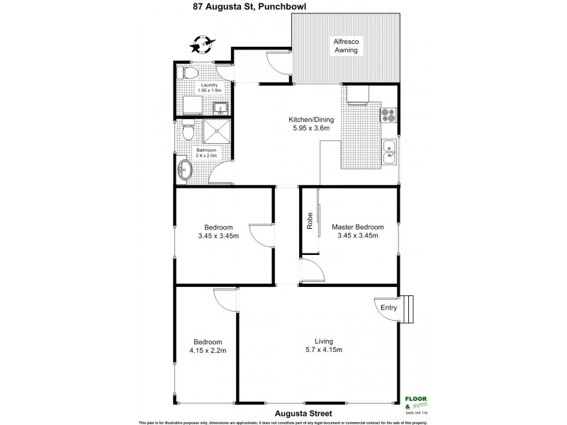 87 Augusta Street, Punchbowl NSW 2196 Floorplan