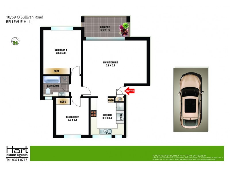10/59 O’Sullivan Road, Rose Bay NSW 2029 Floorplan