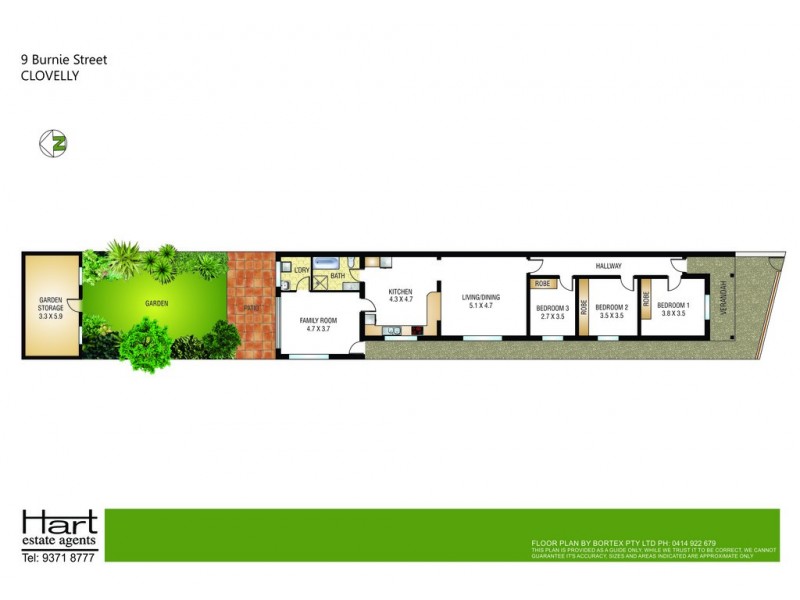 9 Burnie Street, Clovelly NSW 2031 Floorplan
