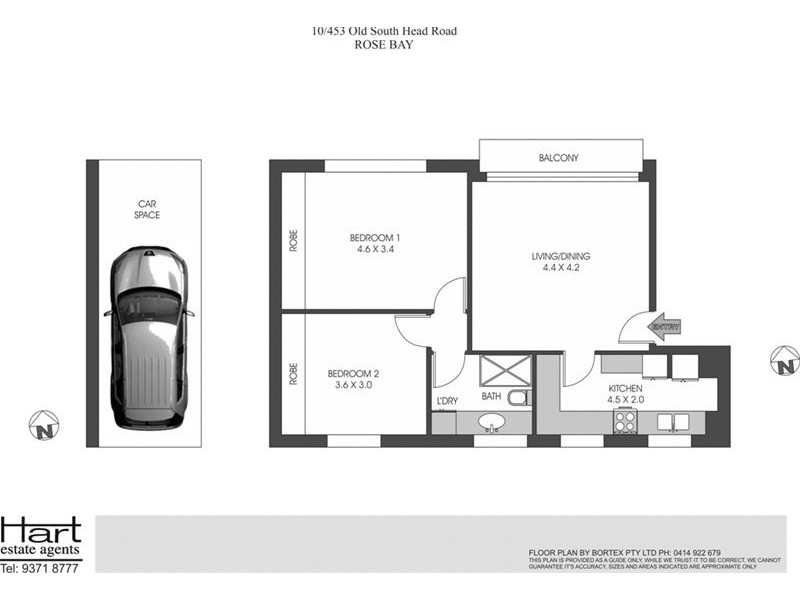 10/453 Old South Head Road, Rose Bay NSW 2029 Floorplan