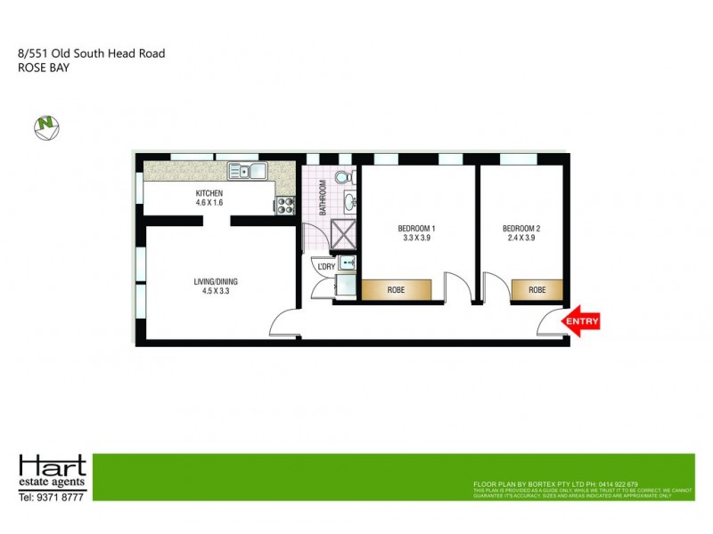 8/551 Old South Head Road, Rose Bay NSW 2029 Floorplan