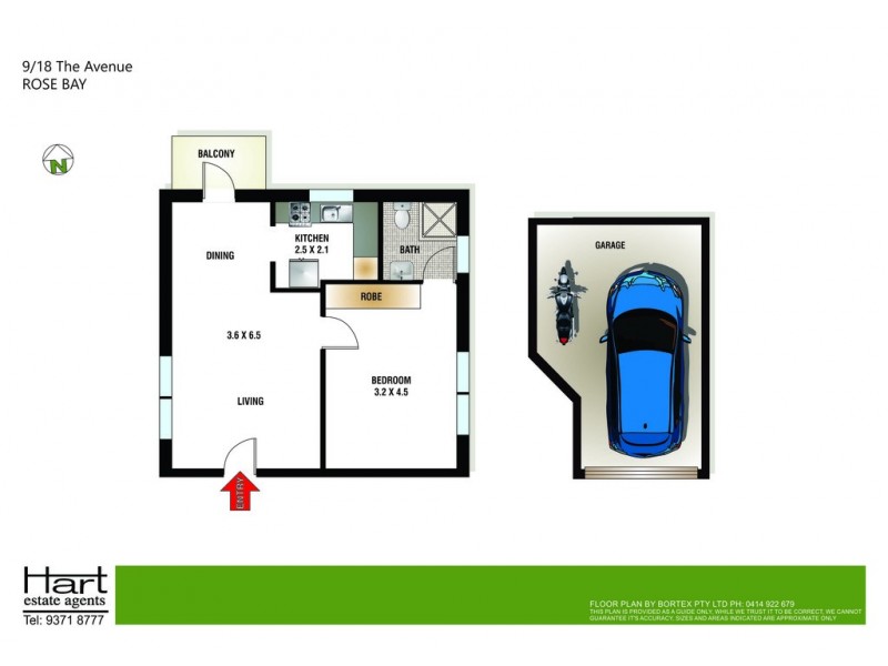 9/18 The Avenue, Rose Bay NSW 2029 Floorplan