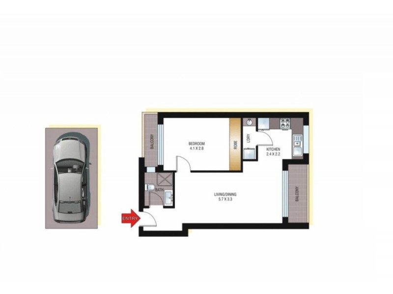 4/489 Old South Head Road, Rose Bay NSW 2029 Floorplan