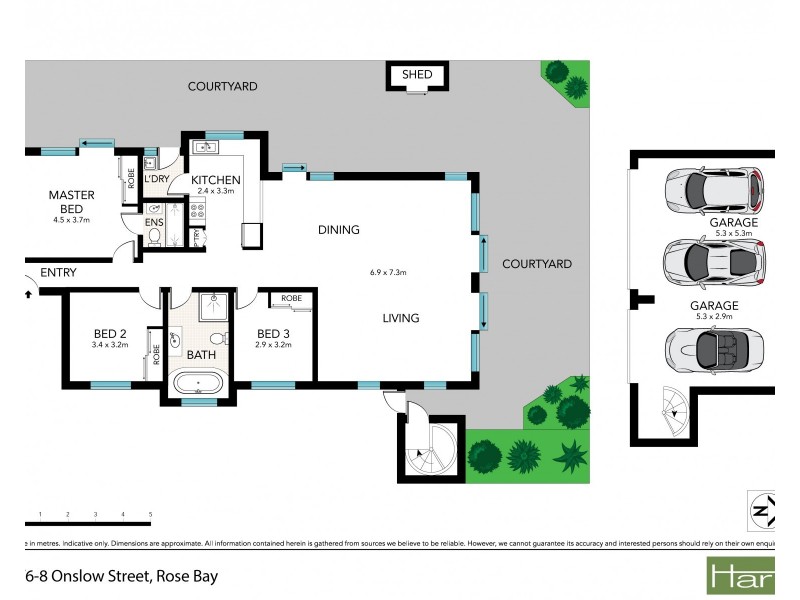 2/6-8 Onslow Street, Rose Bay NSW 2029 Floorplan