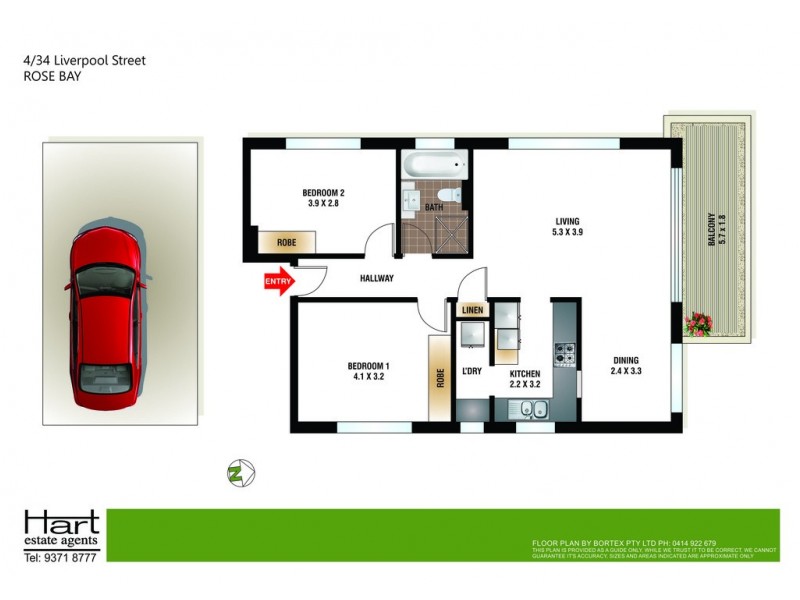 4/34 Liverpool Street, Rose Bay NSW 2029 Floorplan