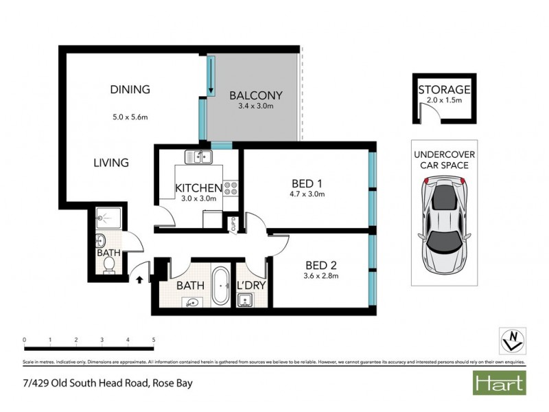 7/429-433 Old South Head Road, Rose Bay NSW 2029 Floorplan
