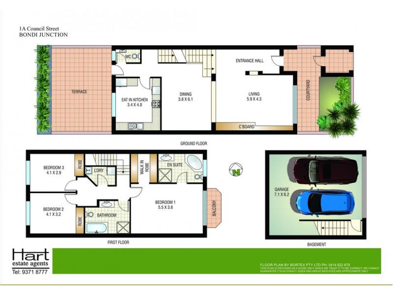 1A Council Street, Bondi Junction NSW 2022 Floorplan