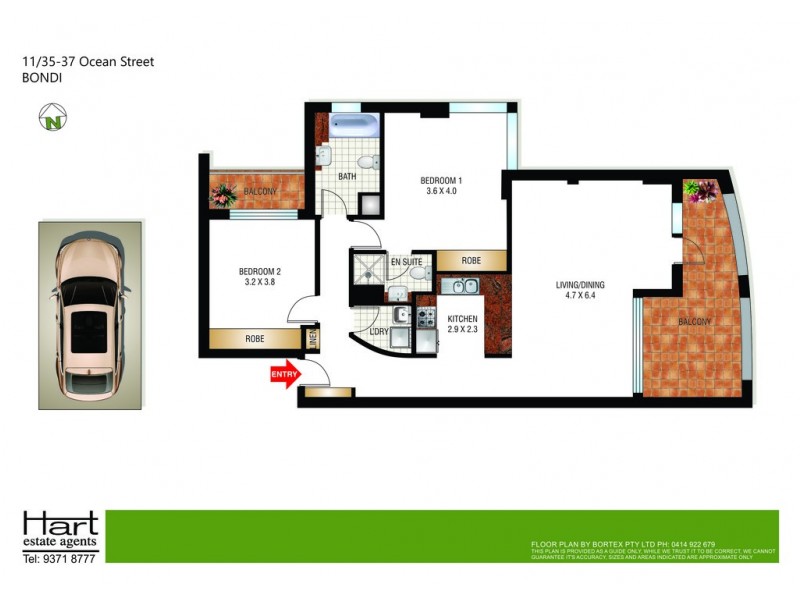 11/35-37 Ocean Street North, Bondi NSW 2026 Floorplan