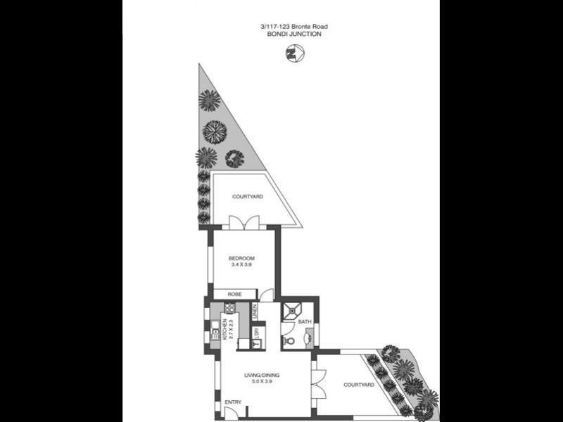 3/117-123 Bronte road, Bondi Junction NSW 2022 Floorplan
