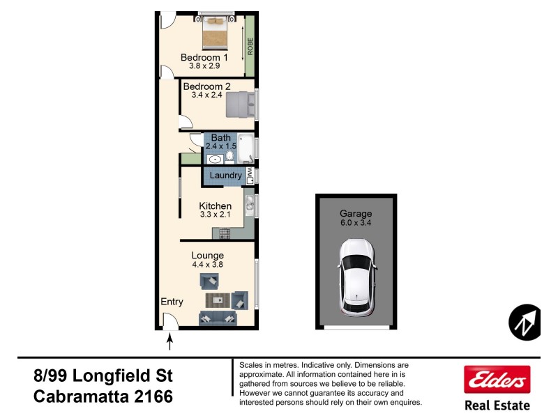 8/99 LONGFIELD STREET, Cabramatta NSW 2166 Floorplan