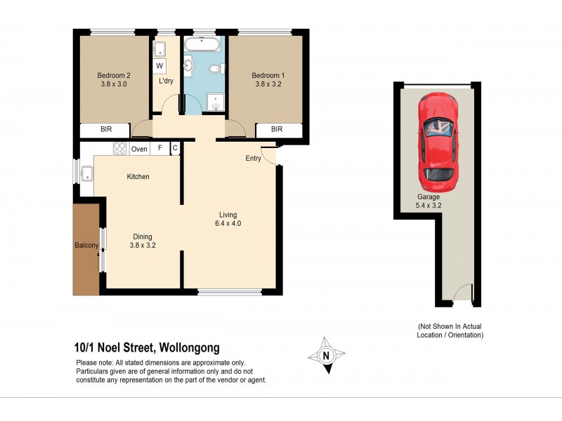 10/1 Noel Street, North Wollongong NSW 2500 Floorplan