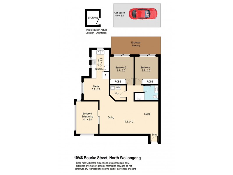 10/46 Bourke Street, North Wollongong NSW 2500 Floorplan