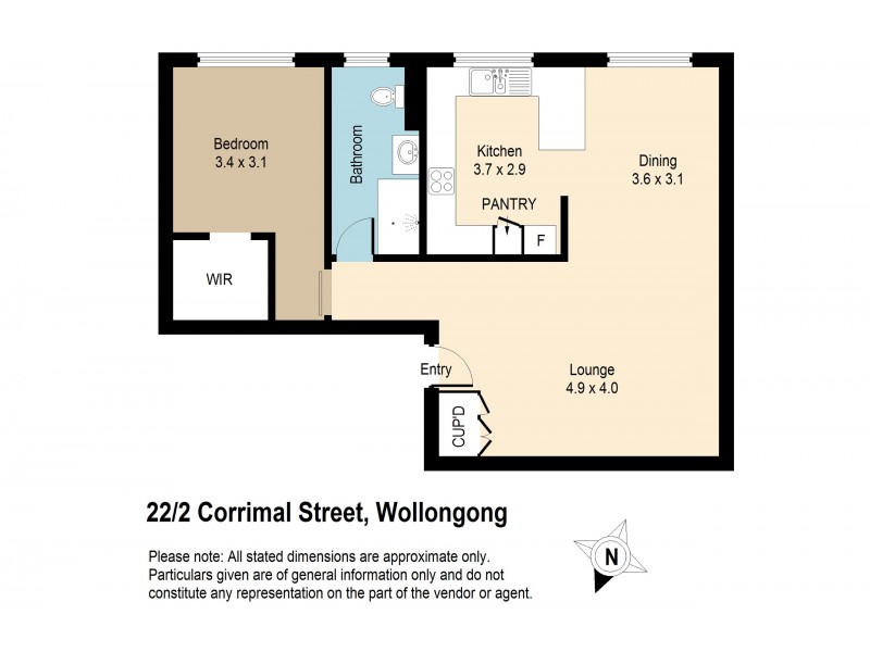 22/2 Corrimal Street, Wollongong NSW 2500 Floorplan