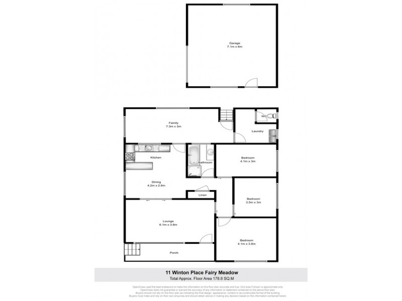 11 Winton Place, Fairy Meadow NSW 2519 Floorplan