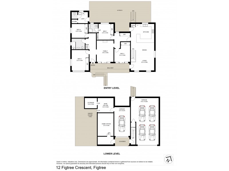 12 Figtree Crescent, Figtree NSW 2525 Floorplan
